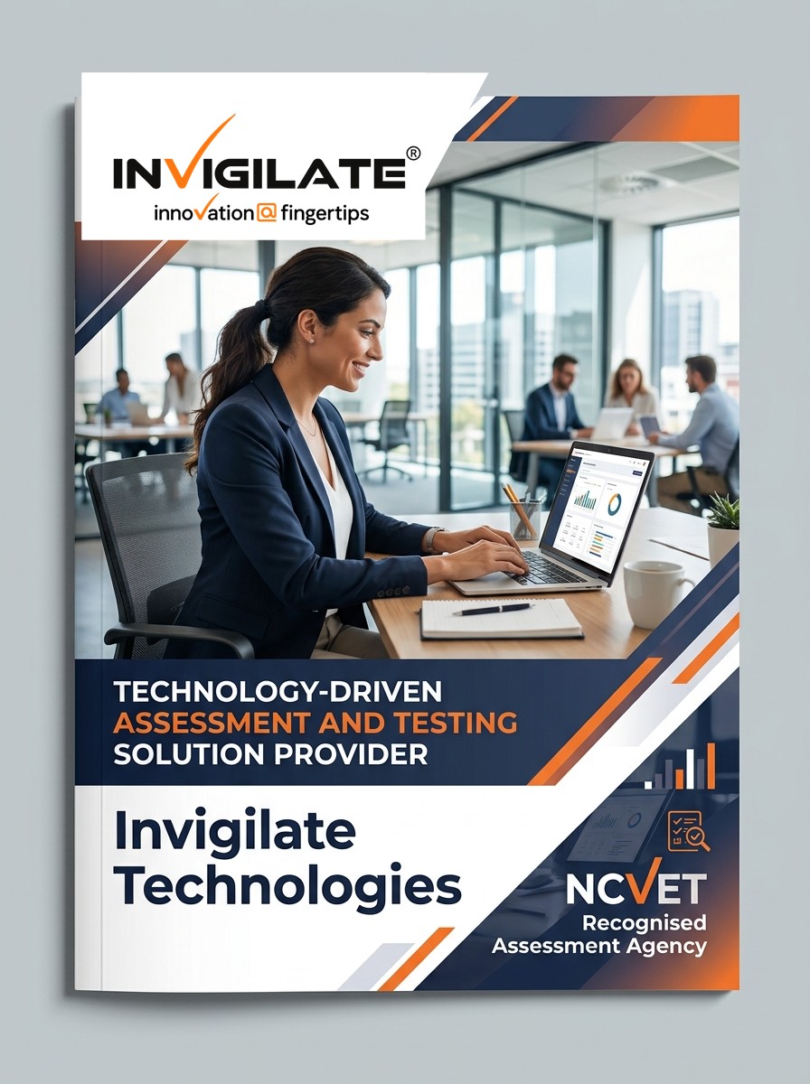 Invigilate Corporate Brochure Cover Preview
